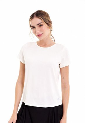 Camiseta Manga Corta Ivory Con Mujer Belife