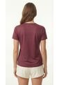 Camiseta Deportiva Vino Manga Corta Para Mujer de Belife