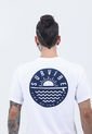 Camiseta De Playa Blanco Hueso Con Estampado Para Hombre Belife de Belife