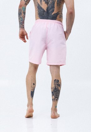 Pantaloneta Playera Rosado Y Bolsillos Para Hombre Belife