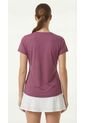 Camiseta Deportiva Manga Corta Morada Para Mujer de Belife