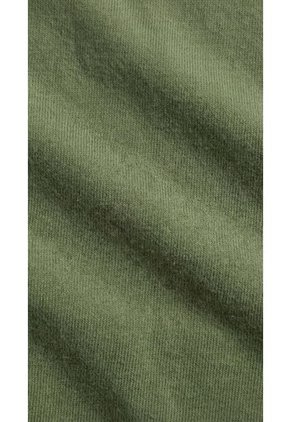 Camiseta Verde Militar Manga Corta Para Hombre