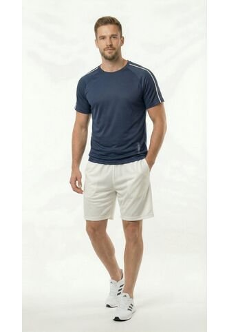 Pantaloneta Deportiva Cruda Con Ciclista Interno Para Hombre Belife