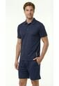 Camiseta Polo Deportiva Azul Para Hombre de Belife