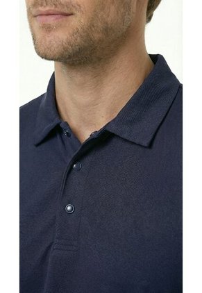 Camiseta Polo Deportiva Azul Para Hombre