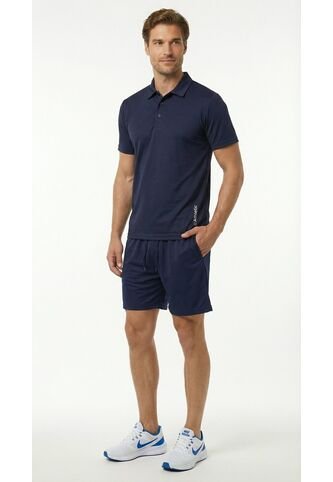 Pantaloneta Deportiva Azul Con Ciclista Interno Para Hombre Belife