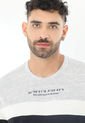 Camiseta Gris En Bloques Para Hombre Belife de Belife