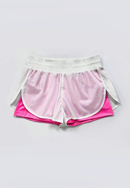 Short Deportivo Fuscia Neon Con Aperturas Laterales Para Mujer Belife.-.