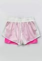 Short Deportivo Fuscia Neon Con Aperturas Laterales Para Mujer Belife.-. de Belife