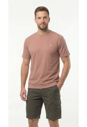 Camiseta Piel De Melocotón Manga Corta Para Hombre