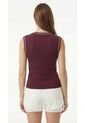 Camiseta Deportiva Vinotinto Manga Sisa Para Mujer de Belife