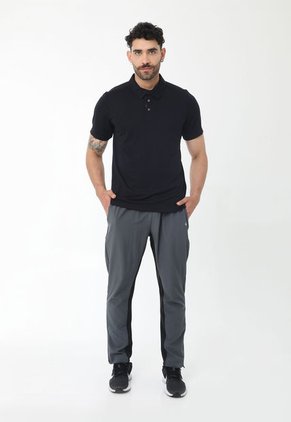 Camiseta Deportiva Tipo Polo Negra Para Hombre Belife