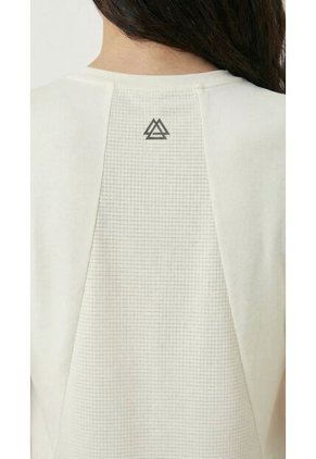 Camiseta Deportiva Blanca Manga Corta Para Mujer