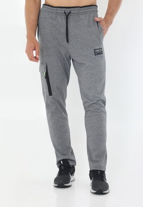 Pantalón Gris Con Marquilla Parche En Frente Para Hombre Belife