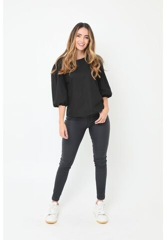 Blusa Negra Para Mujer Belife