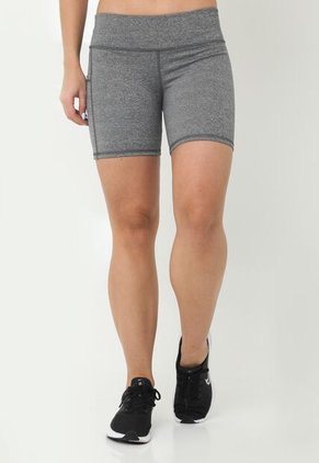 Ciclista Deportivo Gris Con Bolsillo Lateral Para Mujer