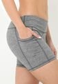 Ciclista Deportivo Gris Con Bolsillo Lateral Para Mujer de Belife