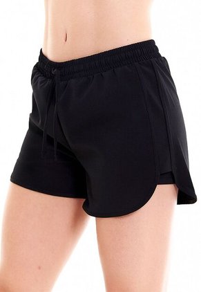 Short Negro Deportivo Para Mujer