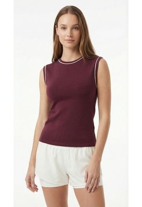 Camiseta Deportiva Vinotinto Manga Sisa Para Mujer