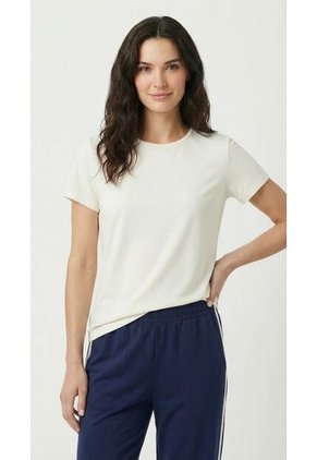 Camiseta Deportiva Blanca Manga Corta Para Mujer