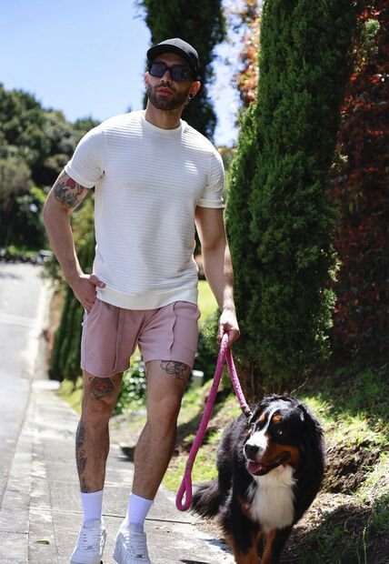 Camiseta Manga Corta Ivory Para Hombre