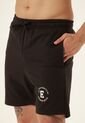 Bermuda Estampada Negra Para Hombre de Belife