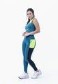 Legging Deportivo Verde Cortes Contraste Para Mujer Belife.- de Belife