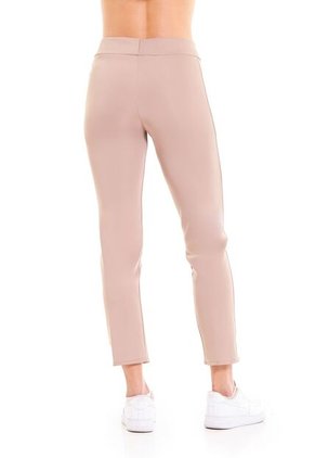 Pantalón Arena De Pretina Ancha Con Elástico Para Mujer