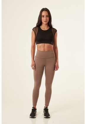 Camiseta Deportiva Manga Corta Negra Con Malla