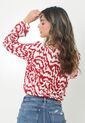 Blusa Con Escote Frontal Sesgado Y Manga Larga de Belife