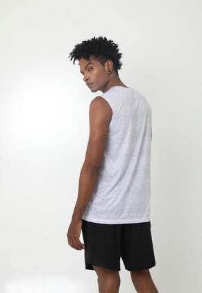 Camiseta Gris Manga Sisa Para Hombre