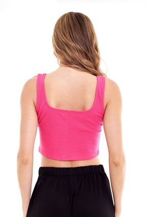 Camiseta Manga Sisa Tipo Crop Top