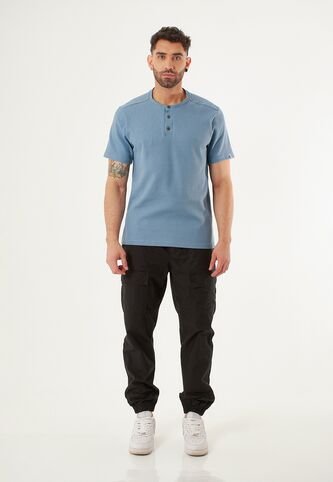 Jogger Negro Con Bolsillos Cargo Para Hombre Belife