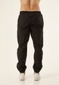 Jogger Negro Con Bolsillos Cargo Para Hombre de Belife
