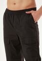 Jogger Negro Con Bolsillos Cargo Para Hombre de Belife