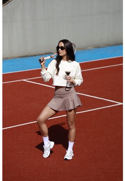 Buzo Corto Ivory En Burda Para Mujer