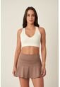 Top Deportivo Ivory Con Escote En Espalda Para Mujer de Belife