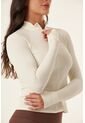 Buzo Cuello Alto Ivory Para Mujer de Belife