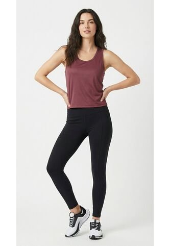 Leggings Negro Pretina Alta Para Mujer Belife