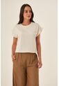 Camiseta Manga Corta Ivory Para Mujer de Belife