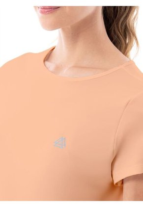 Camiseta Manga Corta Naranja Para Mujer