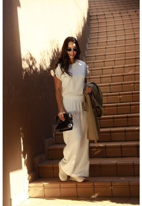 Camiseta Manga Corta Ivory Para Mujer