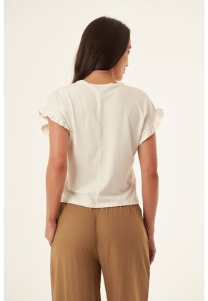 Camiseta Manga Corta Ivory Para Mujer