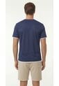 Camiseta Manga Corta Azul Para Hombre de Belife