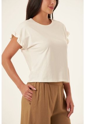 Camiseta Manga Corta Ivory Para Mujer