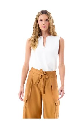 Camiseta Manga Sisa Ivory Para Mujer