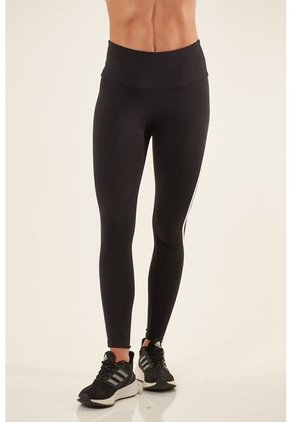 Leggins Negro Con Pretina Alta Para Mujer