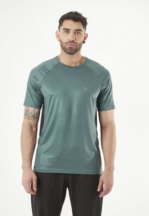 Camiseta Manga Corta Verde Para Hombre