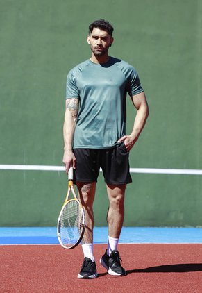 Camiseta Manga Corta Verde Para Hombre