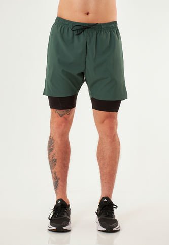 Pantaloneta Deportiva Verde Con Ciclista Para Hombre Belife
